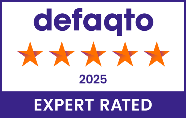 Defaqto - 5 Star Rated 2025